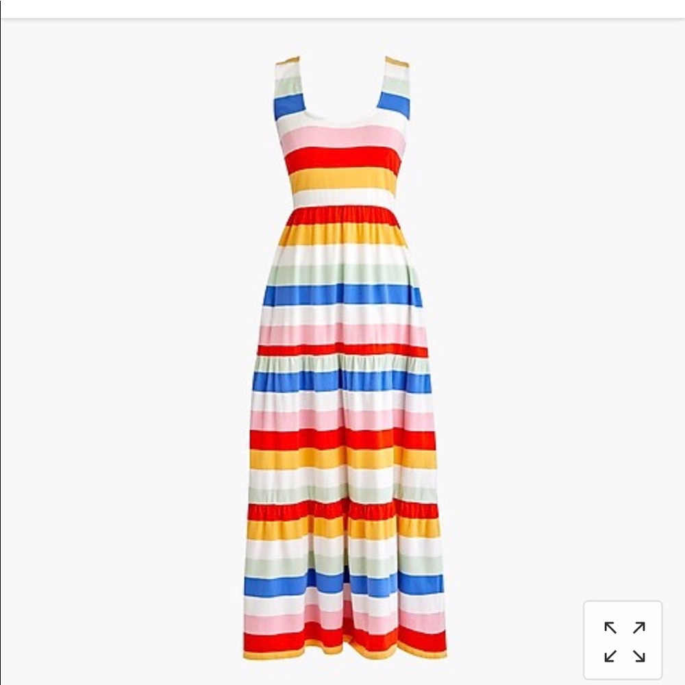 JCrew Striped Sundress